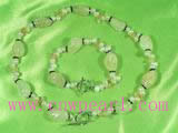 6-7mm side drilled freshwater pearl jewelry necklace&bracelet se